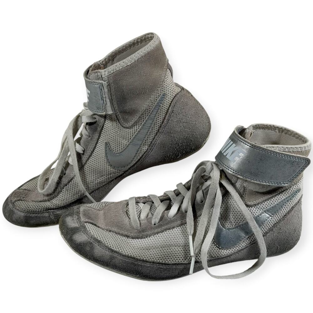 Nike Speedweep VII Wrestling Shoes, 366683-100, Pure Platinum/Wolf Gray, Men's 7